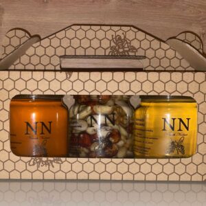 Ajándékcsomag 3x250 g mézzel