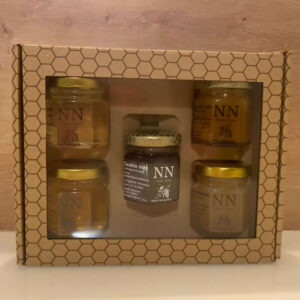 Ajándékcsomag 5x50 g mézzel