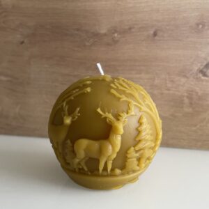 Szarvasos gyertya gömb 3