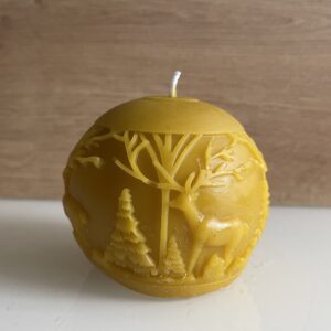 Szarvasos gyertya gömb 2