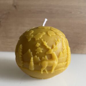 Szarvasos gyertya gömb 1